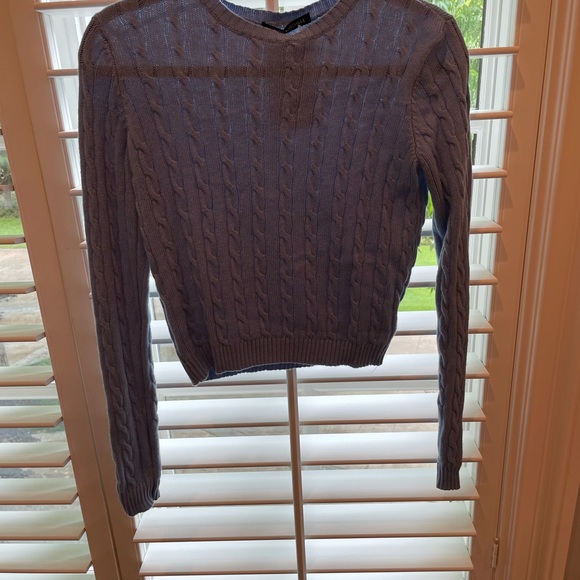 Brandy Melville Brianna Cotton Cable Knit Sweater - Picture 2 of 4